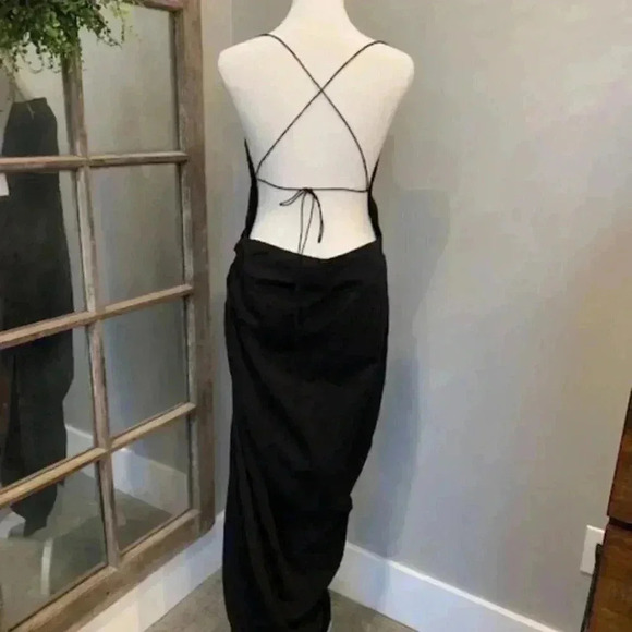 Amy Enjoy Life Black Asymmetrical Dress - Picture 2 of 3